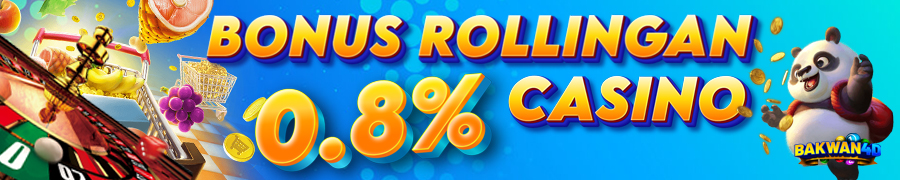 Bonus Rollingan Casino 0,8%